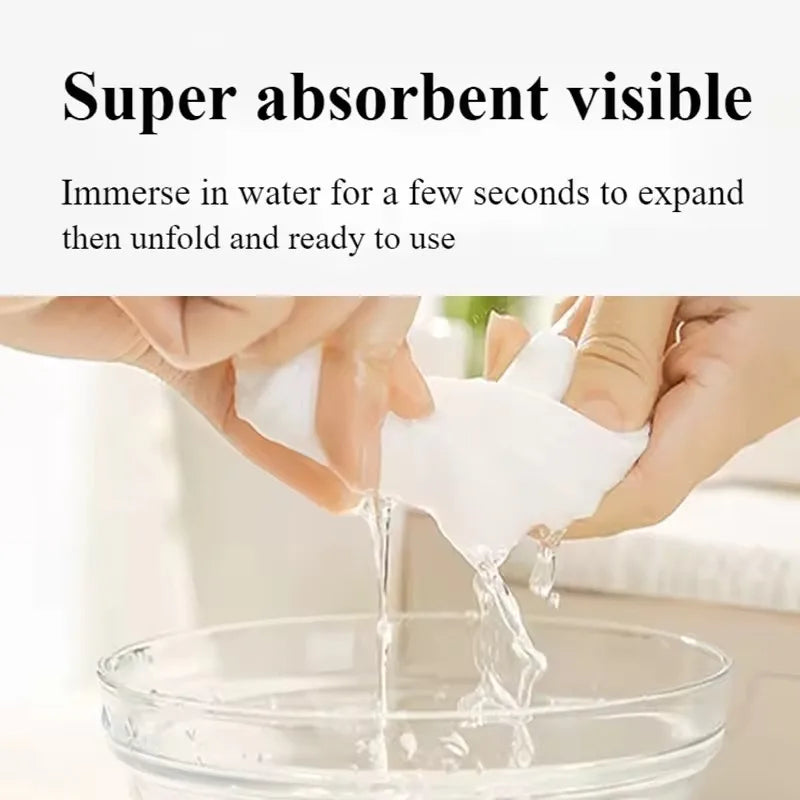 30PCS Portable Compressed Towel Disposable Facial Cleaning 