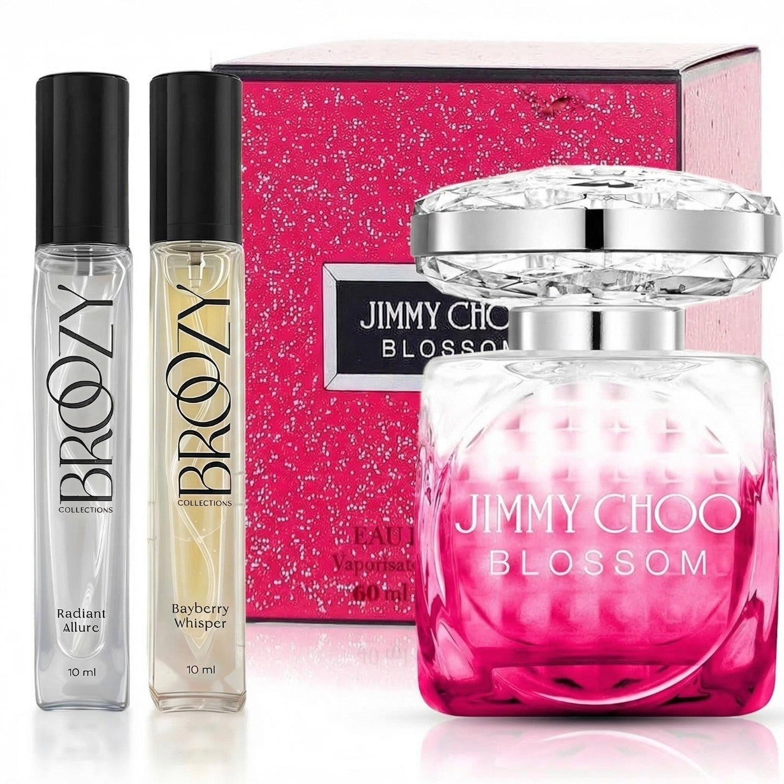 Women'S Perfume Set: Jimmy Choo Blossom (60Ml) + 2 Travel Perfume