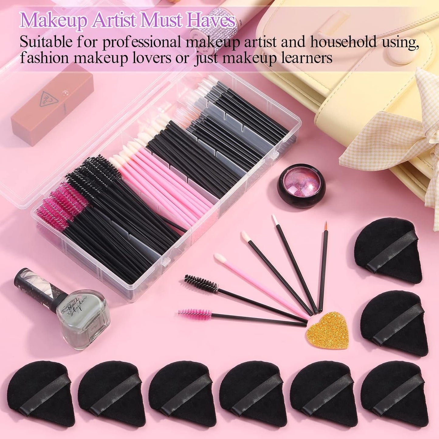 248 Pcs Disposable Makeup Applicators 