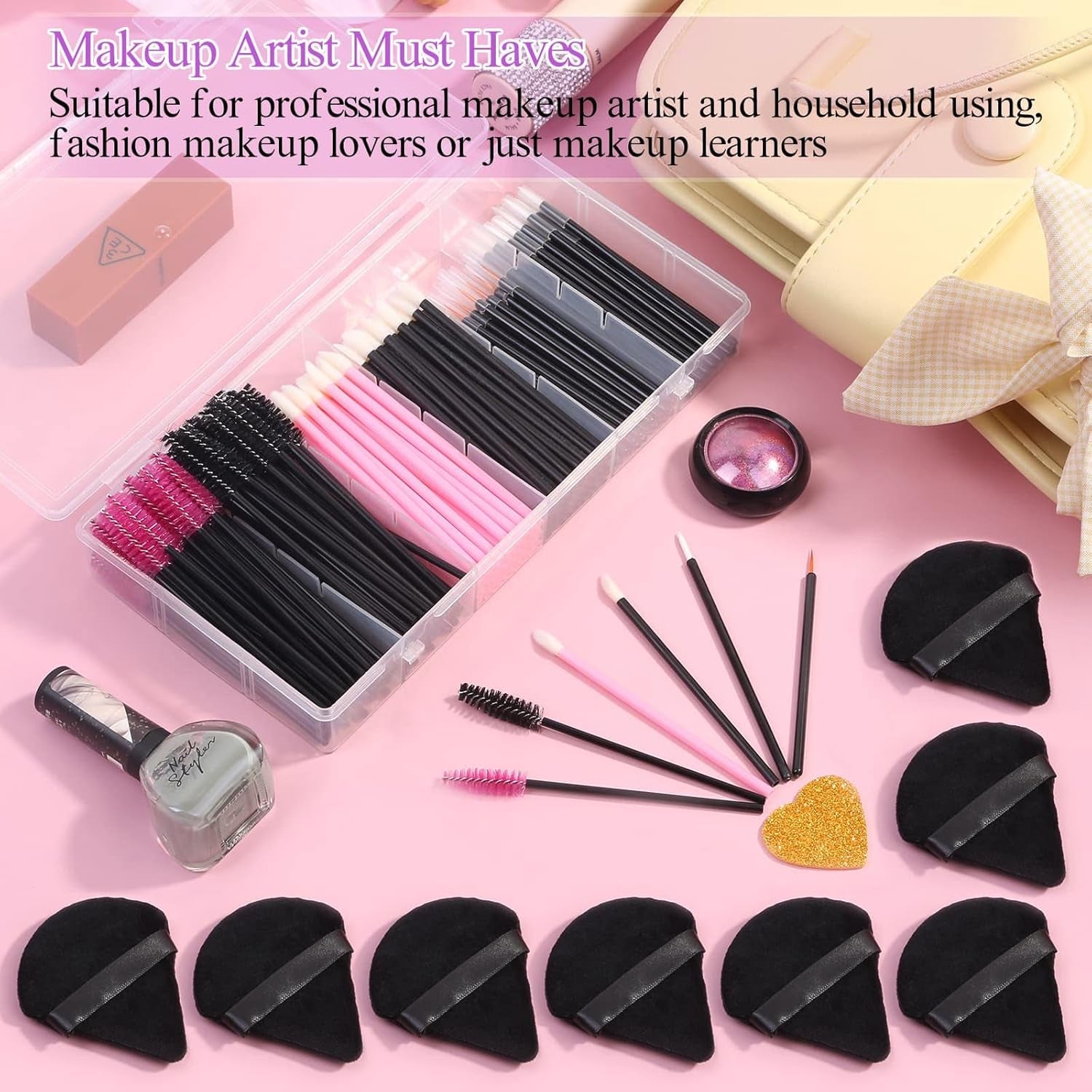 248 Pcs Disposable Makeup Applicators 
